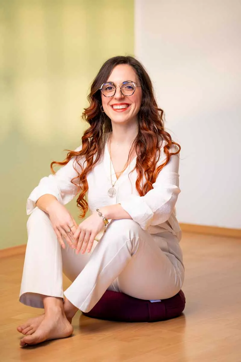 Dr. phil. Simona Sbranna in einem Gespräch